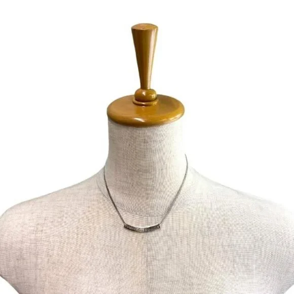 Celine Old Necklace Choker 1945 Macadam Accessories Small Logo Plate Star Ring - Picture 8 of 8